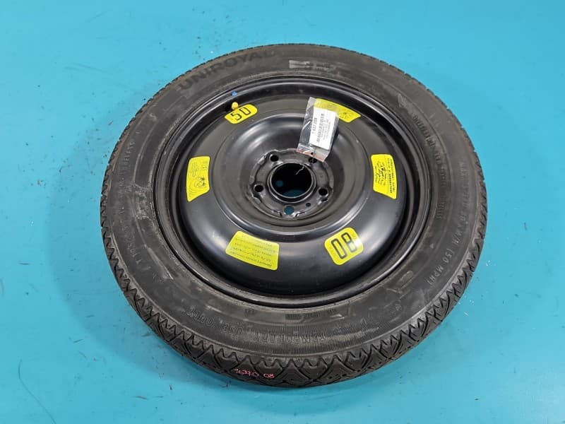 Koło zapasowe 16" dojazdowe dojazdówka Peugeot 308 II T9 Marka: Uniroyal Rozstaw śrub: 5x108