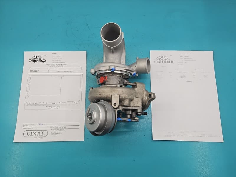 Turbosprężarka Regenerowana Toyota Avensis III T27 2,2 D4D 150KM VB25 17201-0R060 081020004479