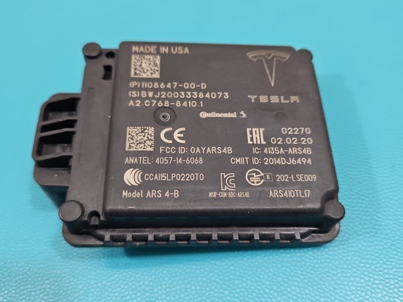 Sterownik moduł RADAR Tesla Model 3 17- 1108647-00-D