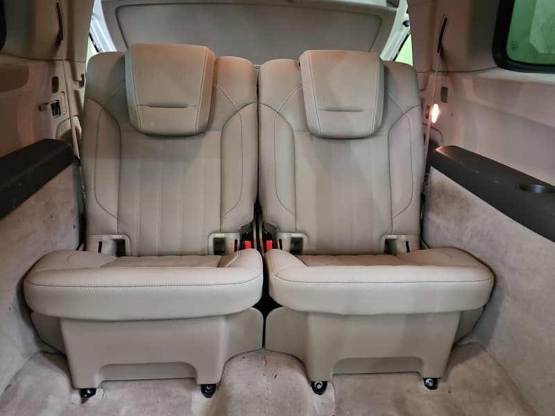 Fotel tył lewy III rząd tylny Mercedes GL II X166 3 rząd