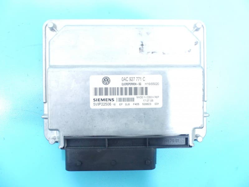 Sterownik moduł SIEMENS BLOKADY NAPĘDÓW Vw Touareg I 7L 0AC927771C 5WP22506