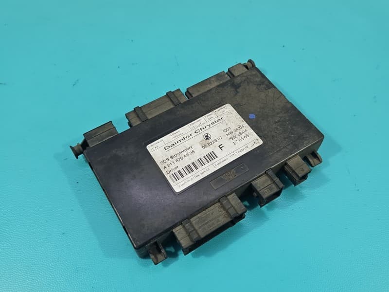 Sterownik moduł FOTELA Mercedes CLS C219 W219 A2118704926