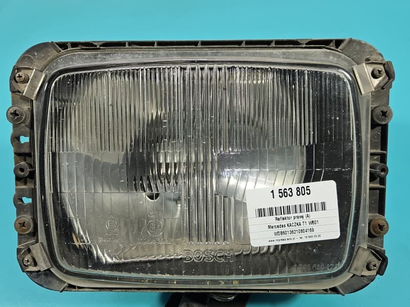 Reflektor prawy lampa przód Mercedes KACZKA T1 W601 EUROPA 0301021202