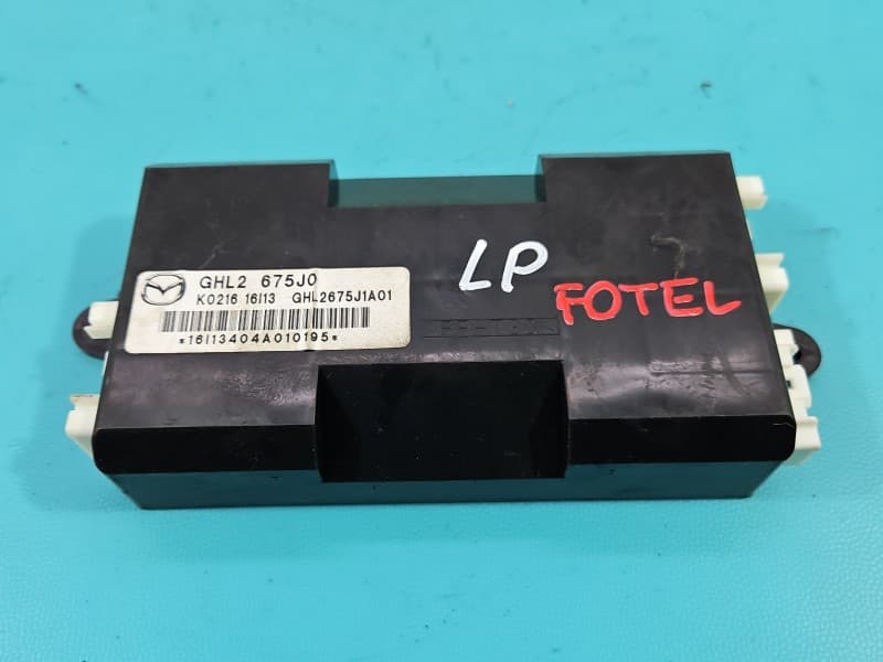Sterownik moduł STEROWNIK FOTELA LEWY PRZÓD Mazda CX-5 I 12-17 GHL2675J0 GHL2675J1A01