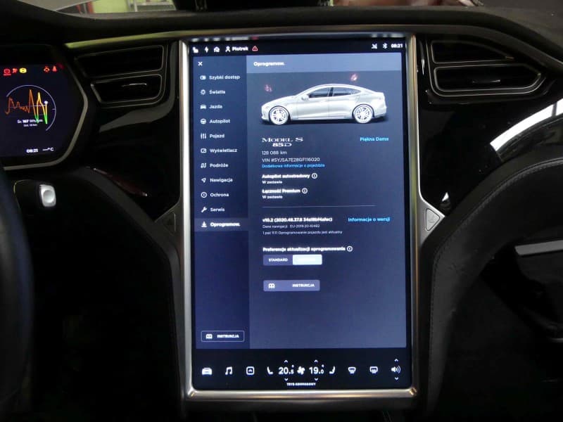 Wyświetlacz monitor Tesla Model S 1045006-03-A