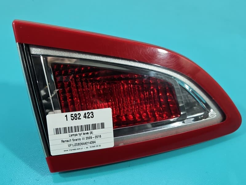 Lampa tył lewa klapy Renault Scenic III HB EUROPA 265550018R