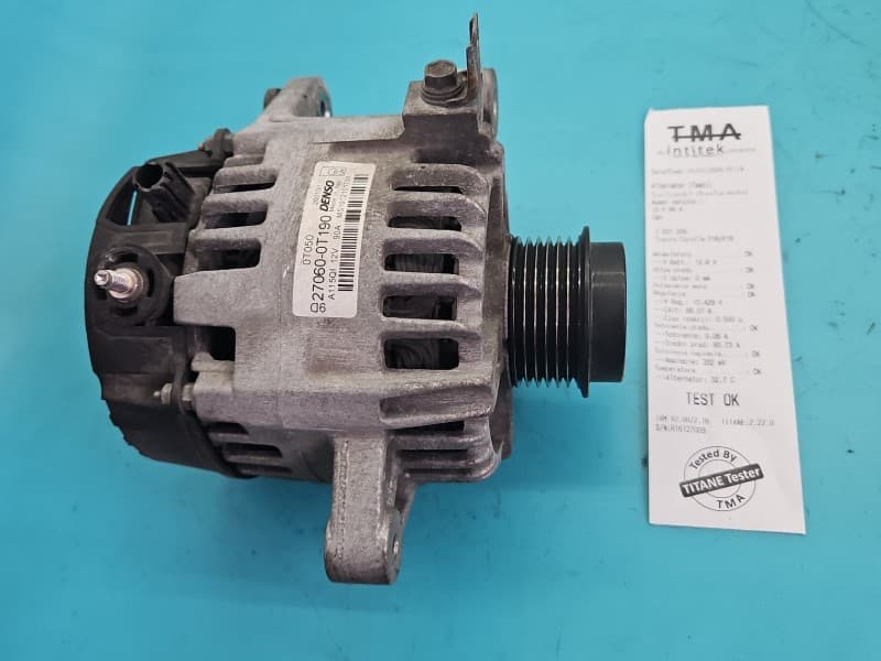 TEST Alternator Toyota Corolla E16 E18 13- 1,6 16V 27060-0T190