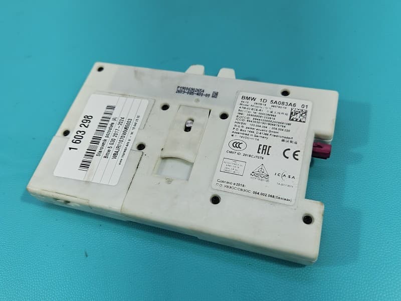 Sterownik moduł TELEMATIC TELEFONU BMW G30 5A083A6 1D5A083A601 ATM-02-ECE-R1