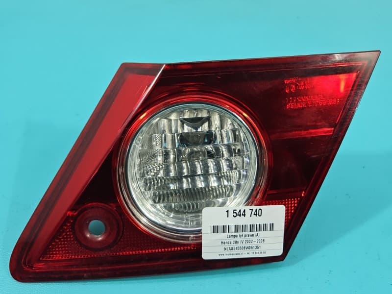 Lampa tył prawa klapy Honda City IV sedan EUROPA