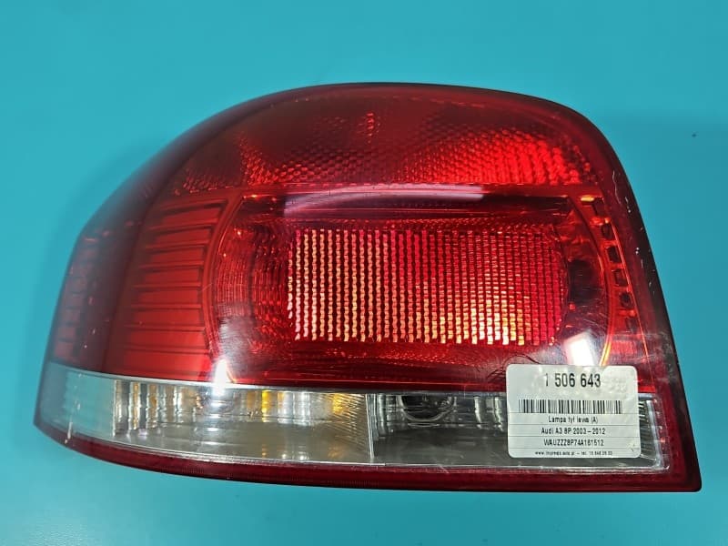 Lampa tył lewa błotnika Audi A3 8P HB EUROPA 8P0945095A