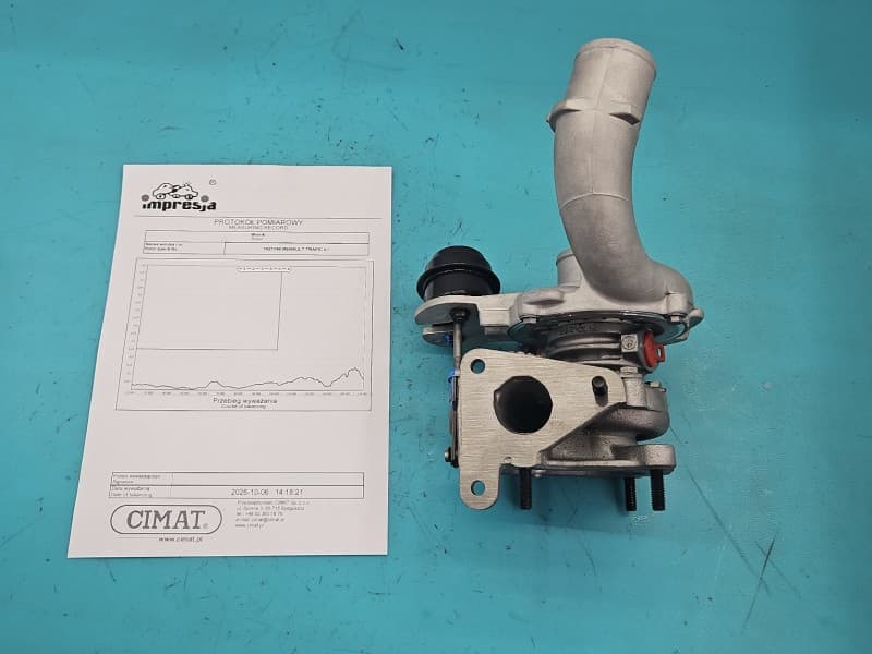 Turbosprężarka Regenerowana Renault Trafic II 1,9 dci 101KM 703245-2 GT15S H108052-7700105102C EJ205301F 7700105102C