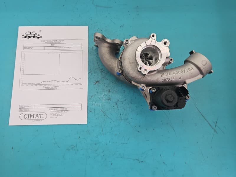 Turbosprężarka Regenerowana Skoda Octavia IV 1,5 TSI DXDA 150KM 05E145702L 190523 000966 060-0208