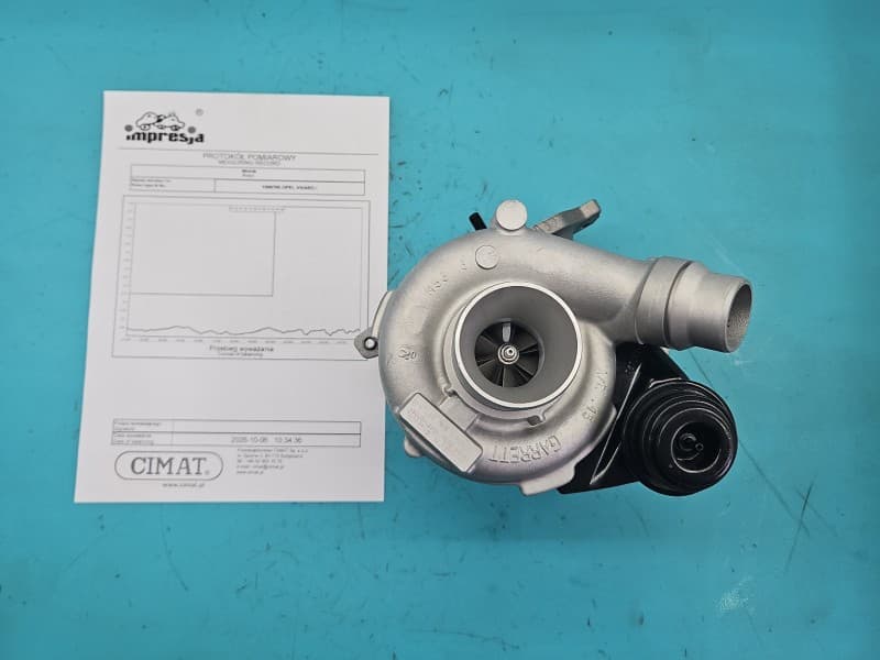 Turbosprężarka Regenerowana Opel Vivaro 2,0 cdti 90KM 762785-3 GT15S H8200466021/766344 KLT02997R 8200466021
