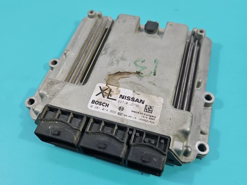 Komputer Sterownik silnika Nissan Qashqai I J10 06-13 2,0 dci 0281014859 23710JD78E