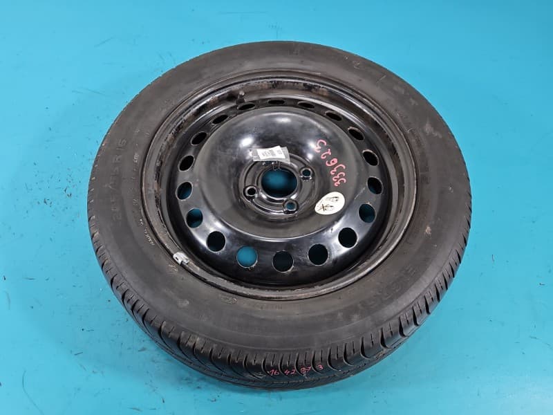 Koło zapasowe 16" dojazdowe dojazdówka Renault Scenic II Marka: Michelin 205/55 Rozstaw śrub: 4x100 Nr nieczytelny