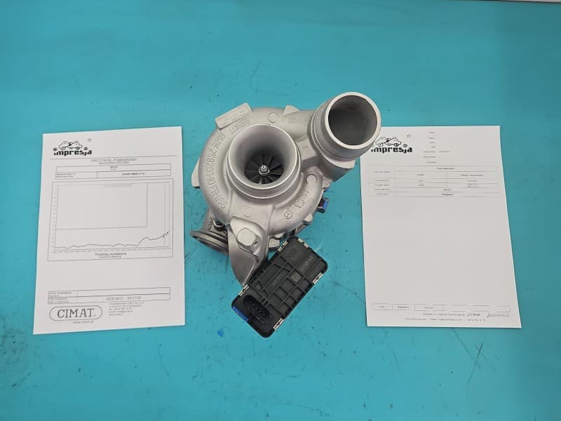 Turbosprężarka Regenerowana Bmw f10 f11 3,0d N57d30a 204KM 777853-12 GTB2260V 7799750G06 OGT02985F 7799758