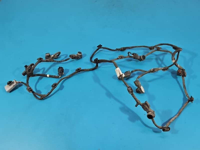 Wiązka zderzaka tył Z czujnikami Citroen C4 Grand Picasso II 13-22 Instalacja pdc 9807206580 9800210677XT