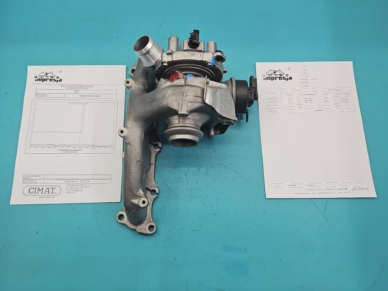 Turbosprężarka Regenerowana Peugeot 5008 II 17-24 2,0 hdi 177KM 53039700394 53039880394 K03-9807873180 VA 710101767 00058 9807873180
