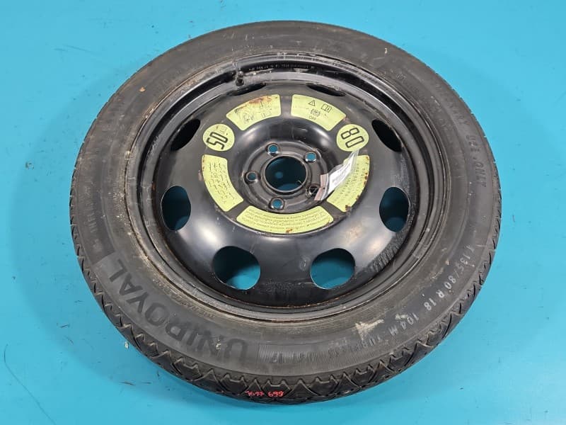 Koło zapasowe 18" dojazdowe dojazdówka Opel Grandland 135/80/R18