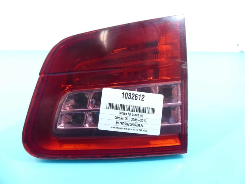 Lampa tył prawa klapy Citroen C5 II X7 sedan EUROPA