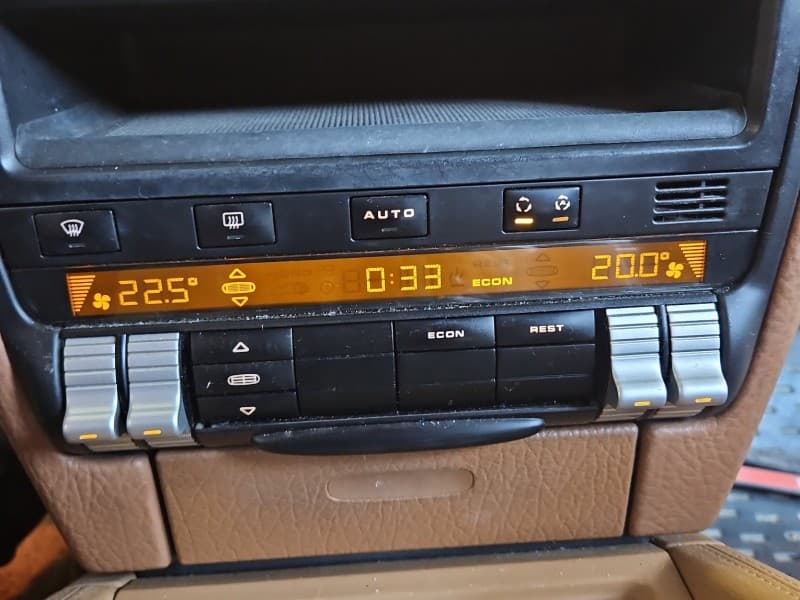 Konsola panel nawiewu Porsche Cayenne I 9P 7L5907040AR