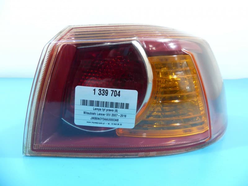 Lampa tył prawa błotnika Mitsubishi Lancer VIII 07-16 sedan EUROPA