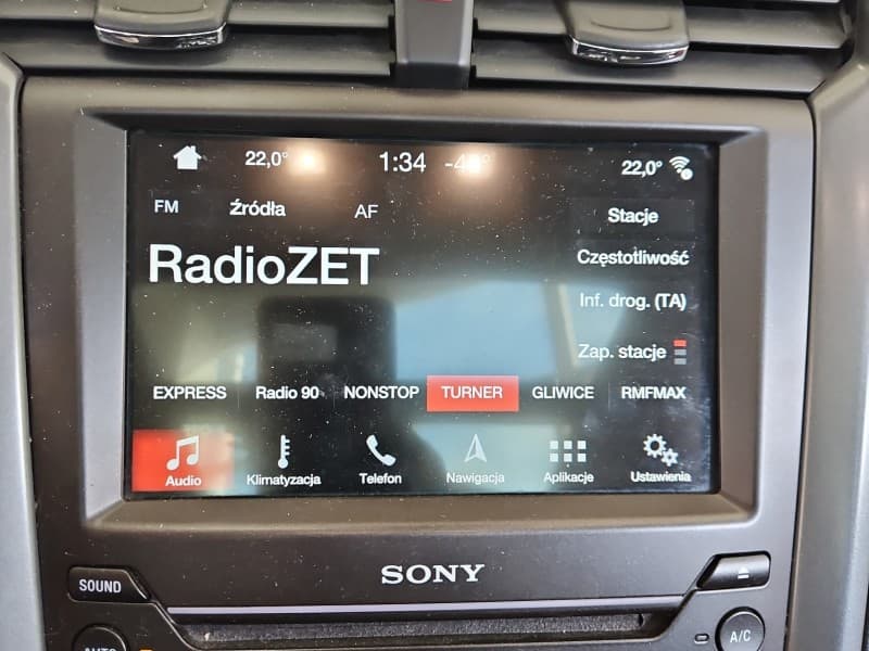Wyświetlacz monitor Ford Mondeo Mk5 GS7T-18B955-SB