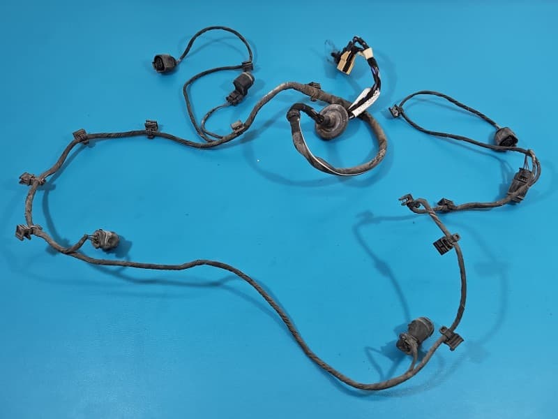 Wiązka zderzaka tył z czujnikami AUDI Q5 8R 08- Instalacja pdc 8R0971104CC 1S0919275D