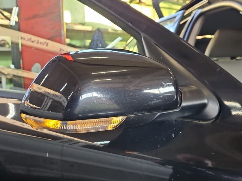 Lusterko prawe Skoda Octavia II rysy na szkle, 7pin europa