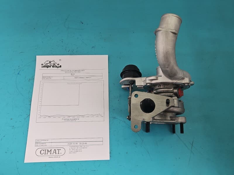 Turbosprężarka Regenerowana Renault Trafic II 1,9 dci 109KM 751768-3 7701472228