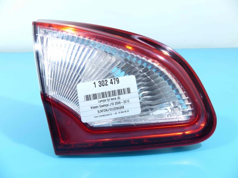 Lampa tył lewa klapy Nissan Qashqai I J10 06-13 HB EUROPA 89503189