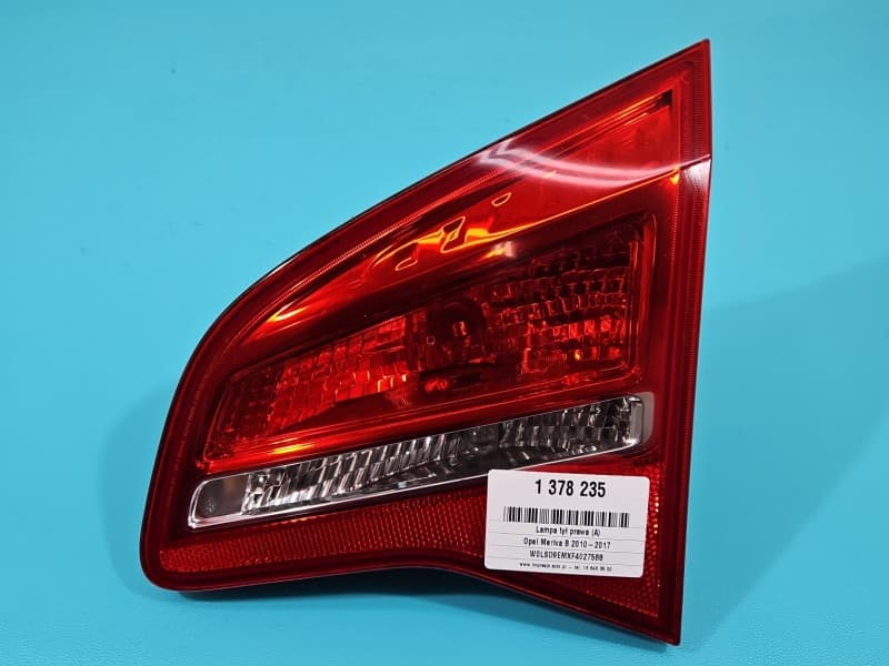 Lampa tył prawa klapy Opel Meriva B HB EUROPA 13434862 0284531167