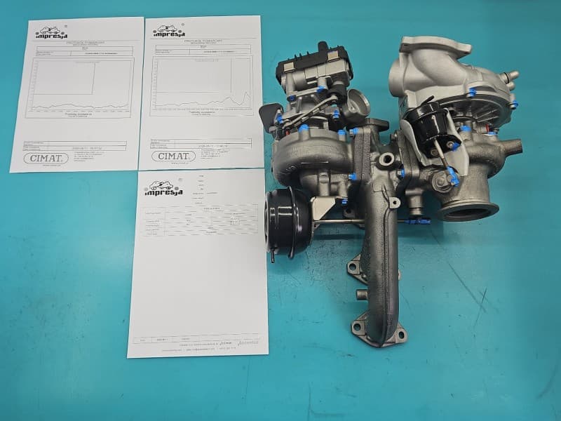 Turbosprężarka Regenerowana Bmw f10 f11 2,0d 218KM 54359700060 53169880077 54359880060 53169700077 WB50328867 00025 WE50330424 00036