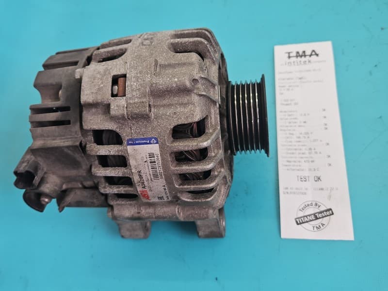 TEST Alternator Peugeot 207 1,4 8V 9649611780