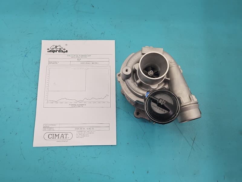 Turbosprężarka Regenerowana Renault Master II 2,5 dci 101KM 757349-2 8200433479