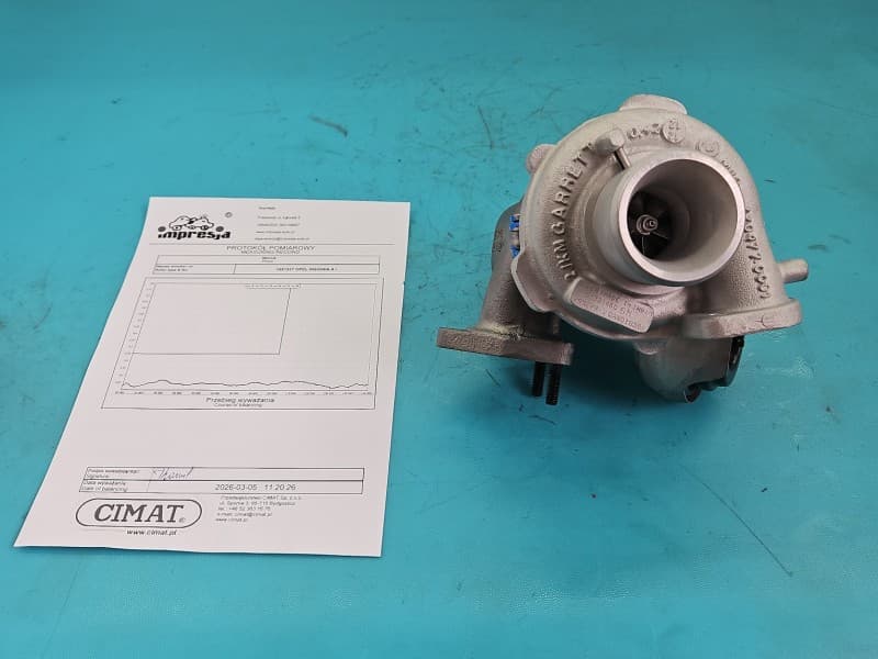 Turbosprężarka Regenerowana Opel Insignia A 2,0 cdti 131KM 788778-2 B858 55581460GM QAN01039P 55581460