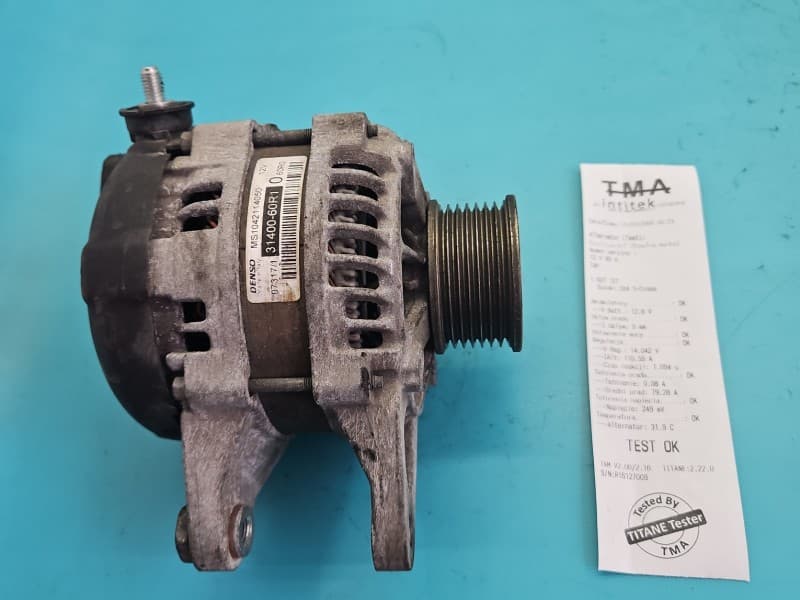 TEST Alternator Suzuki Sx4 S-Cross 13-21 1,0 T BoosterJet K10C 31400-60R1