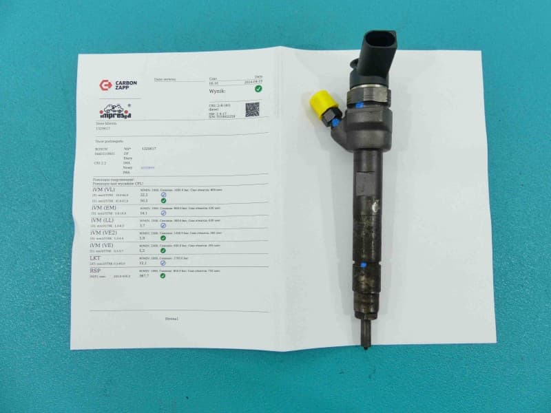 TESTOWANY Wtryskiwacz 0445110601 779844606 BMW F20 2,0d 116KM