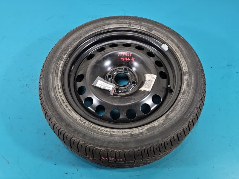 Koło zapasowe 16" dojazdowe dojazdówka Opel Astra III H Marka: Bridgestone Rozstaw śrub: 5x110