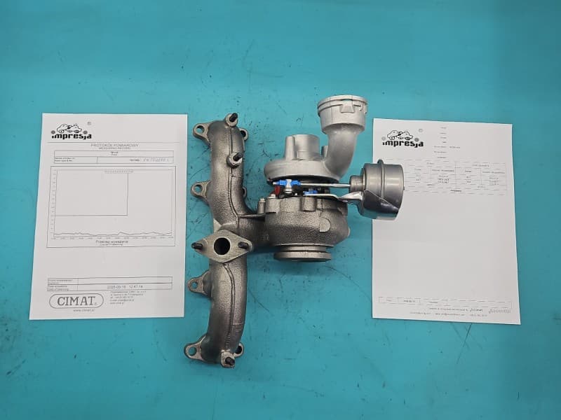 Turbosprężarka Regenerowana Vw Touran I 1,9 tdi 105KM BV39A-0022 54399700022 54399880022 038253014G HA710005125 0285