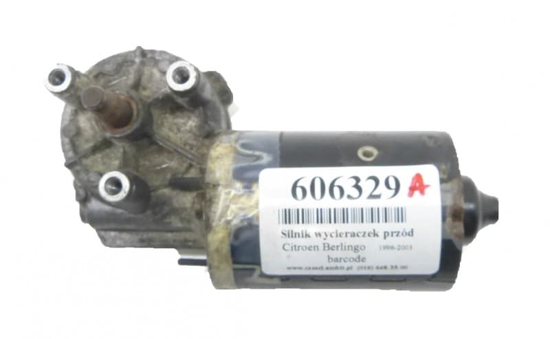 Silniczek Silnik wycieraczek przód Citroen Berlingo I 9621014480 bordowy(KJAER) ( klapa z tyłu 96-03)-jakość A 5 PIN