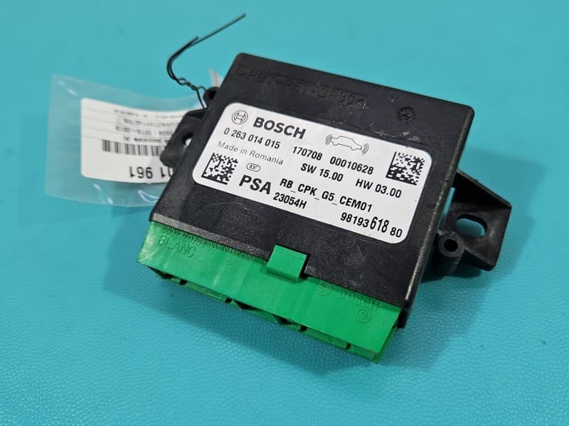 Sterownik moduł parkowania PDC Peugeot 2008 I 13-19 9819361880 0263014015