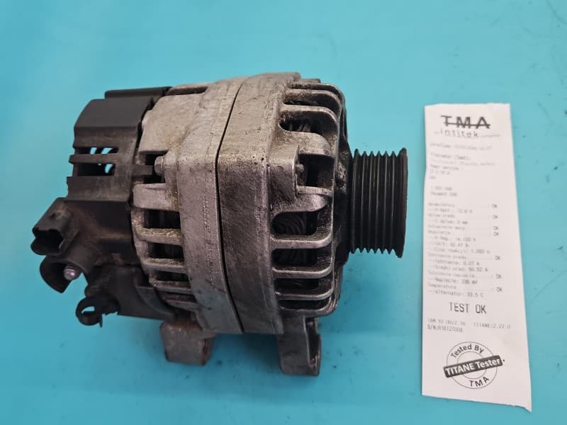 TEST Alternator Peugeot 206 1,6 16V 9642879980