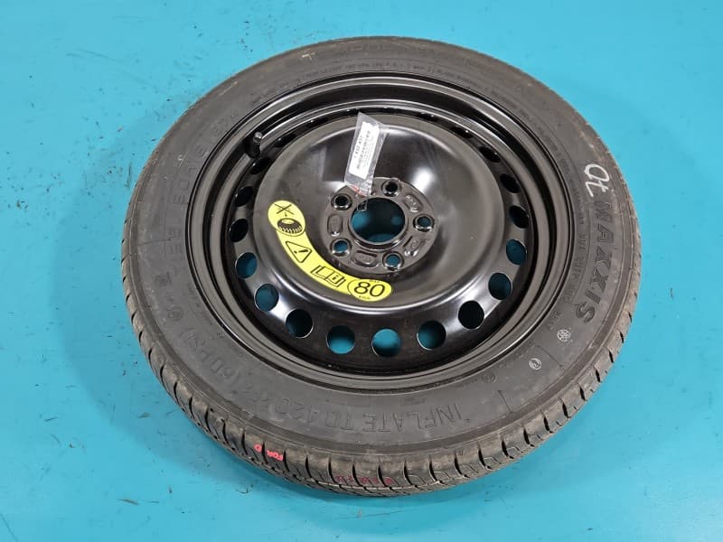 Koło zapasowe 16" dojazdowe dojazdówka Ford Mondeo Mk5 Marka: Maxxis Rozstaw śrub: 5x108 4JET25 Marka: Maxxis Rozstaw śrub: 5x108