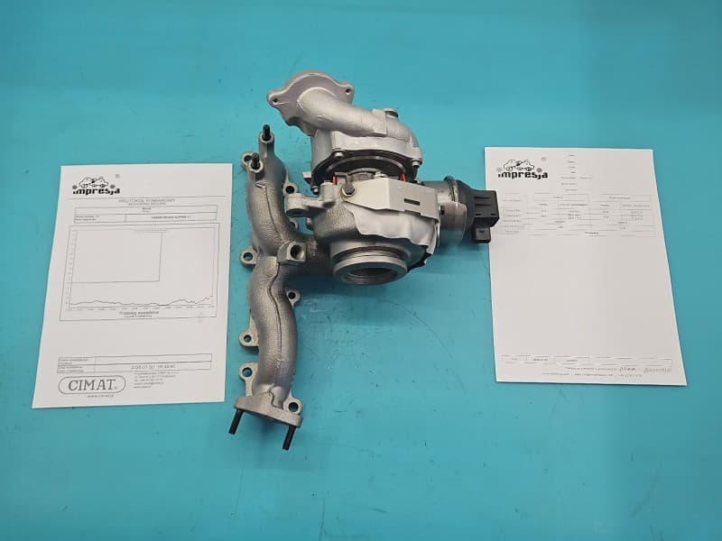 Turbosprężarka Regenerowana Skoda Superb II 2,0 TDI 170KM BV43A-0137 53039700137 53039880137 03L253016G V288 LH50158930 00262