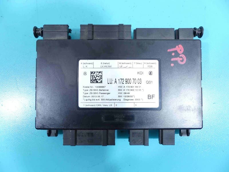 Sterownik moduł FOTELA PRZÓD PRAWY Mercedes CLS II C218 W218 218 A1729007003
