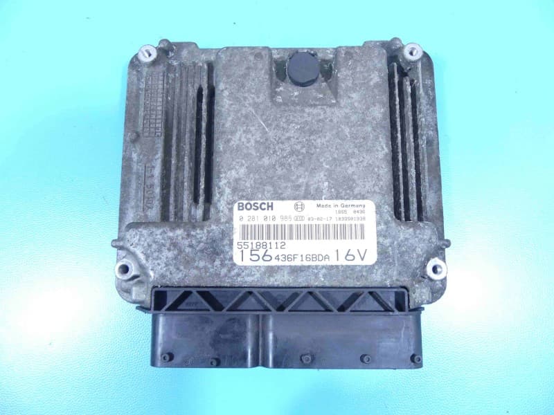 Komputer Sterownik silnika Alfa romeo 156 1,9 JTD 0281010986 55188112
