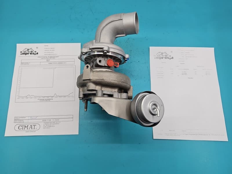 Turbosprężarka Regenerowana Toyota Avensis III T27 2,2 d4d 150KM VB25 17201-0R060 081023002879