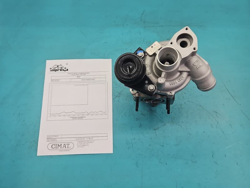 Turbosprężarka Regenerowana Peugeot 308 II T9 1,6 THP 125KM 53039700243 53039880243 9807682180 PJ50229535 00111