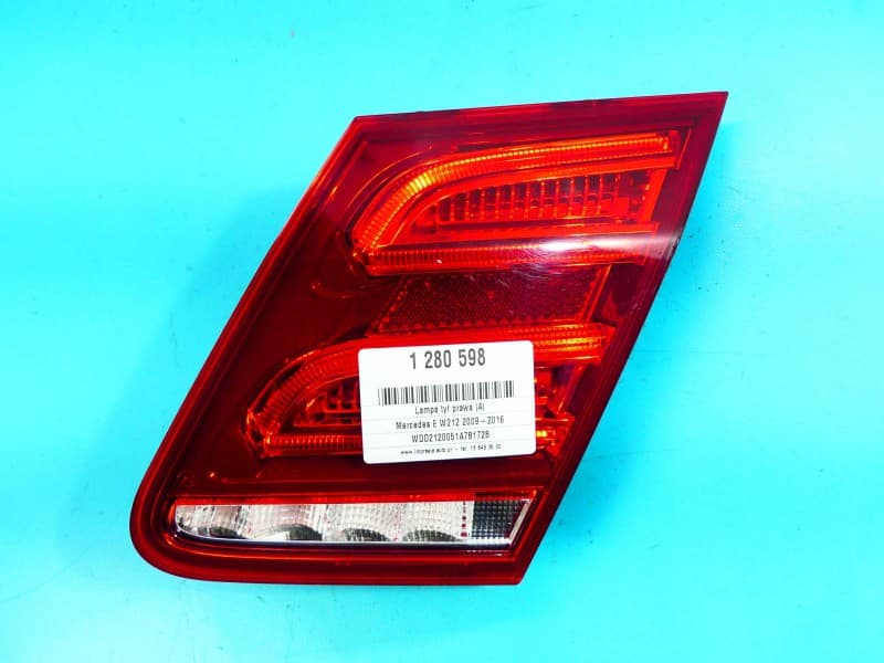 Lampa tył prawa klapy Mercedes W212 sedan EUROPA